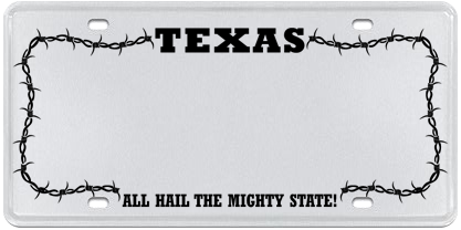 Texas Barbed Wire - White