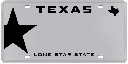 Personalized - Passenger - Lone Star Silver