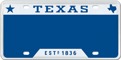 T for Texas - Blue
