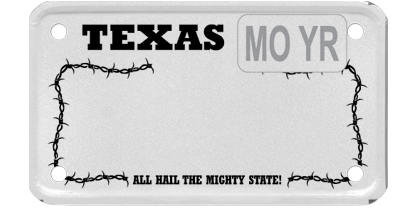 Texas Barbed Wire - White